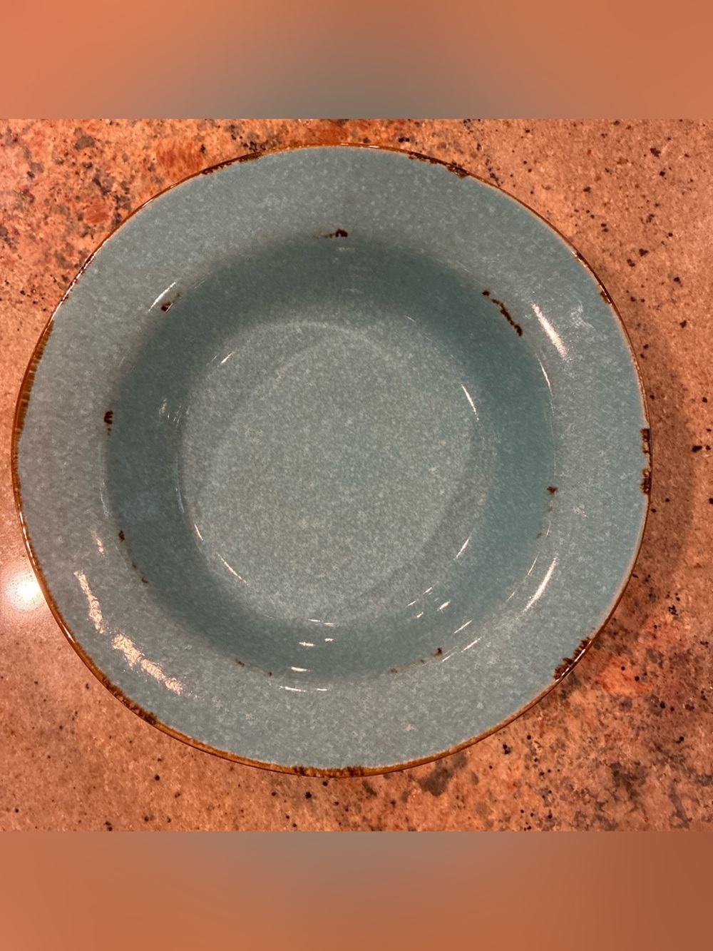 Pier 1 Imports Hacienda de Vida Turquoise Bowl 8.25" Pasta Salad Stoneware
